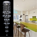 linear crystal chandelier dia 250mm *h800mm lead crystal chandelier 110-240v
