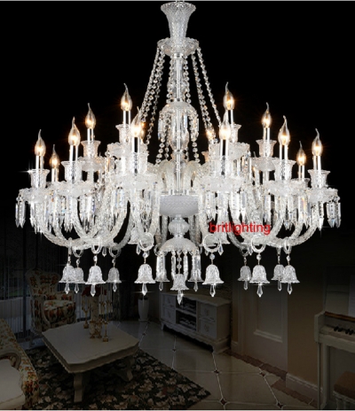 luxury modern crystal lighting chandelier glass arms candle chandeliers restaurant crystal chandeliers el living room light