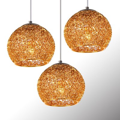 modern country style led pendant lights lamp for living room or restaurant aluminum lights hanging lamp