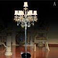 modern floor lamp bedroom luxurious crystal floor lamp living room with lampshade led floor lights foyer room candle holder