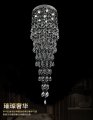 selling flush mount modern chandeliers crystal lamps dia60*180cm lustres foyer lights