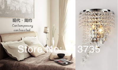 selling modern k9 crystal wall lamp european style,bed light [wall-light-6145]