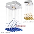 stainless steel base lighting blue crystal lighting gu10 bulb contemporary mini chandeliers lighting square base hanging lights
