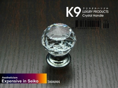 (4 pieces/lot) 25mm VIBORG K9 Glass Crystal Knobs Drawer Pulls & Cabinet Handle &Drawer Knobs,SA-952-PSS-25