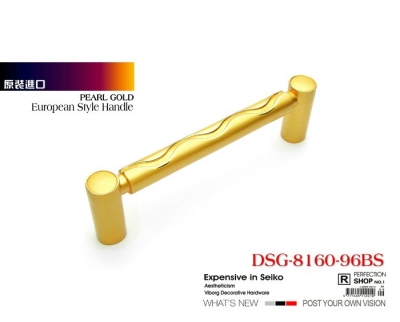 (4 pieces/lot) 96mm Luxury Zinc Alloy Drawer Handles& Cabinet Handles &Drawer Pulls & Cabinet Pulls, DSG-8169-BS-96