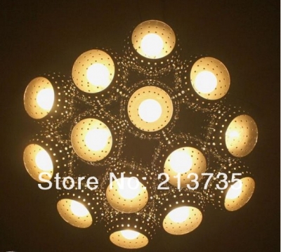 14lights e27 pendant light,dia 55cm, iron ball residential lighting