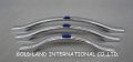 160mm Free shipping blue crystal glass door handle furniture handle kitchen cabinet handle