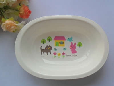1PCS Cute children with Bowls plastic White NEW safe Rice/ Soup/ Cereal Bowls(FREE SHIPPING)