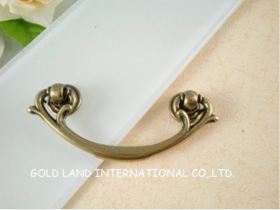 64mm Free shipping bronze-colored zinc alloy furniture handle drawer handle& cabinet handle [KDL Zinc Alloy Antique Knobs &am]