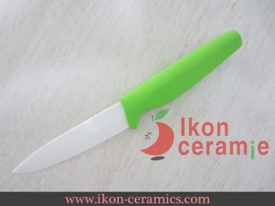 China Ceramic Knives,4 inch 100% Zirconia Ikon Ceramic Fruit Knife.(AJ-4001W-EG) [Ceramic Fruit Knife 83|]