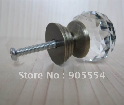 D30mmxH40mm crystal furniture knob and handles