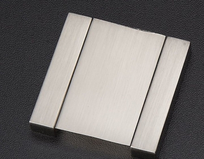 Europe Simple Style Stain Nickel Concealed Ambry Pull Handles Cupboard & Closet Door Knob ( C:C:64MM L:72MM )