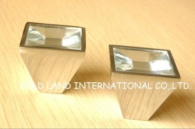 L30xW30xH28mm Free shipping high quality zinc alloy furniture knob/drawer knobs/cabinet knob [A&L Crystal Glass Knobs &]