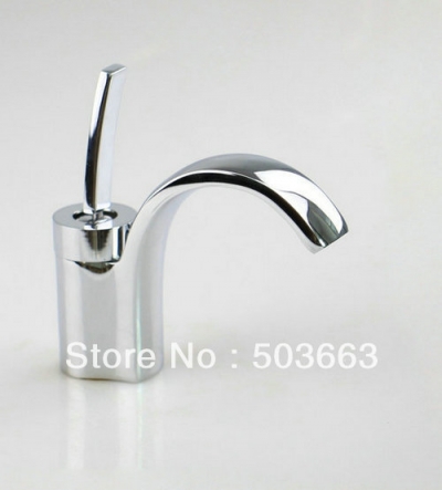 Pro Single Hole Bathroom Basin Sink Faucet Chrome Mixer Tap HK-021