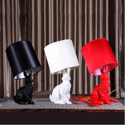 art deco rabies table lamp bedoom/parlor light,golden/silvery/black/white modern bedside table lamps for home decoration