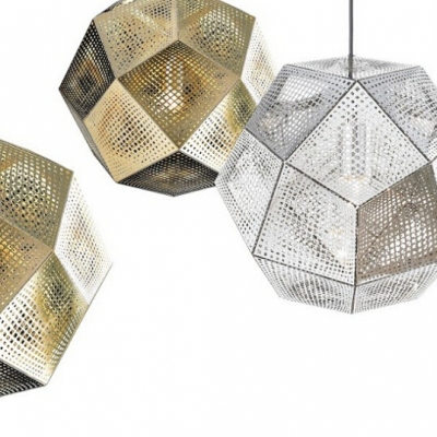 ,diameter 32cm,tom dixon etch shade suspension pendant lamps,golden stainless steel shade pendant lights for home [pendant-lights-5647]