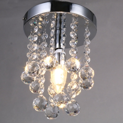 energy-saving led luxury crystal chandelier simple small aisle stair hallway k9 ceiling lamp [others-6423]