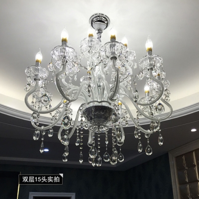 modern crystal chandelier foryer room lighting vintage murano glass arm chandelier elegant kitchen island lights [chandeliers-2312]