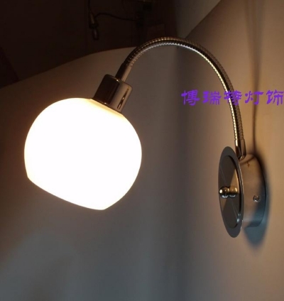 modern wall lamps for bedroom bathroom lighting glass shade mirror lighting adjustable swing arm wall sconces led wall light