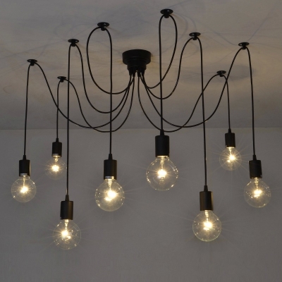 mordern nordic retro edison bulb light chandelier vintage loft antique adjustable diy e27 art ceiling pendant lamp fixture light [pendant-lights-5565]