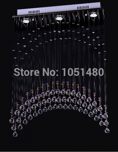 new design contemporary pendant chandelier lighting , lustre dinning room crystal lamp [modern-crystal-chandelier-5380]