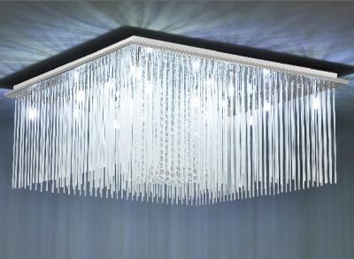 new design modern crystal chandelier light fixtures for living room square crystal lamp , speical price