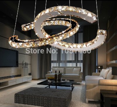 new guaranteed contemporary crystal led hang light , modern pendant lamp for home and el [led-crystal-pendant-light-4849]