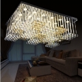 new item modern ceiling chandelier crystal lamp lustre de cristal led lamp foyer lights
