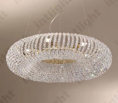 new modern crystal lamp dinning room pendant light dia500mm lustres decorative home lighting [modern-pendant-light-4847]