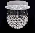 promotion s 5 light round ceiling bedroom chandelier , modern crystal home lighting dia400*h400mm