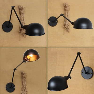 retro two swing arm wall lamp rh bedside light fixture,adjustable wall mount swing arm lamps [loft-lights-7543]