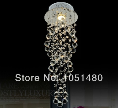 sdouble spiral modern crystal ceiling lights , contemporary home light dia200*h620mm