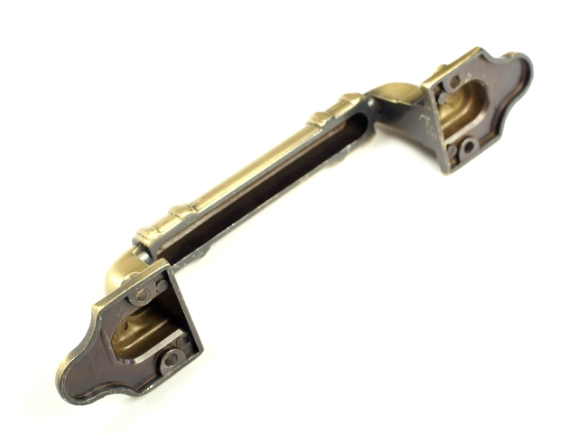 312-148 small surface mounting antiqued bronze alloy handles screws installed available for cabinet/kitchen