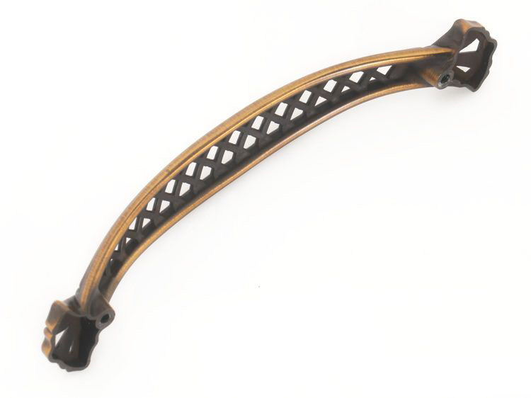 5818-128 128mm hole distance Roman hollowed-out bronze-colored and antiqued alloy handles for drawer/wardrobe/cupboard
