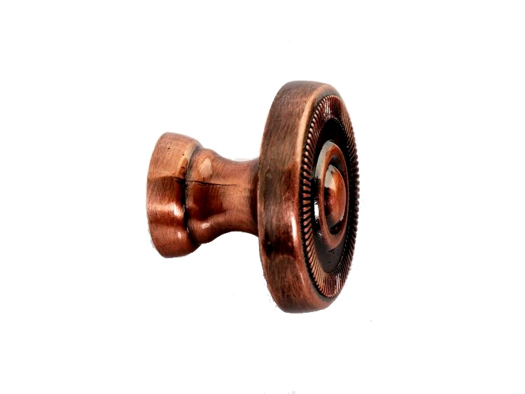 905-24 single hole small round antiqued pure copper alloy knobs for drawer/wardrobe/cabinet