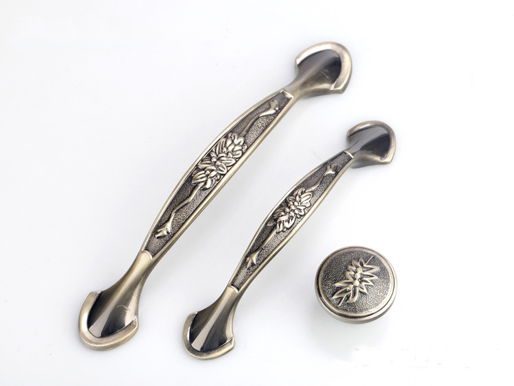 908-128 128mm hole distance bridge-shaped bronzed and antiqued solid alloy handles for drawer/wardrobe/cabinet