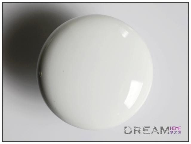 AP38CB 38mm diameter large round white ceramic knob for drawer/cupboard/cabinet/wardrobe