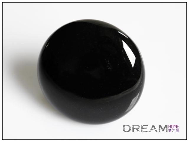 AP38CH 38mm diameter large round black ceramic knob for drawer/cupboard/cabinet