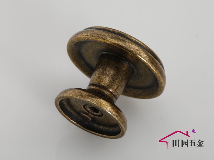 C802 single hole round bronzed and antiqued knobs with inlaid ceramic for drawer/wardrobe/cupboard/shoe cabinet