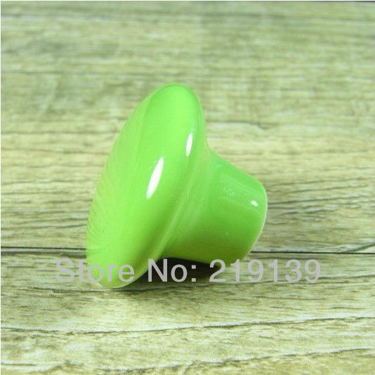 Green ceramic knobs-8017