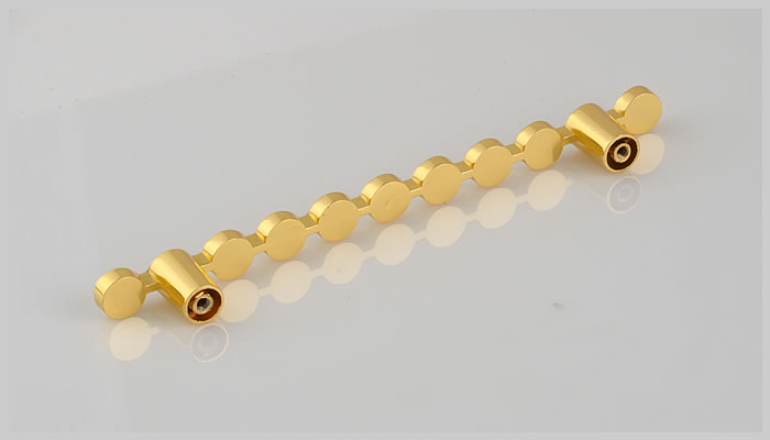 8476-128 128mm hole distance bright golden crystal handles with small round diamonds for drawer/cabinet