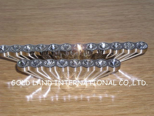 64mm Free shipping high quality crystal glass furniture handle drawer handle& cabinet handle