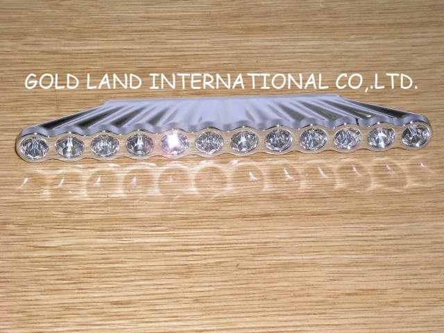 64mm Free shipping high quality crystal glass furniture handle drawer handle& cabinet handle