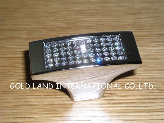 L50xH21mm Free shipping crystal cabinet knob drawer knob wardrobe knob