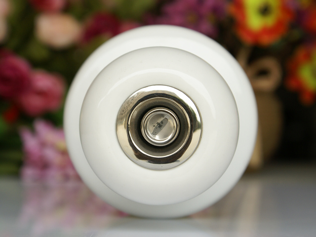 MT01SS pure white and silvery ceramic spherical locks for bedroom