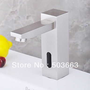 Beautiful Single Cold Automatic Hands Touch Free Sensor Faucet Bathroom Sink Newly Tap CM0316