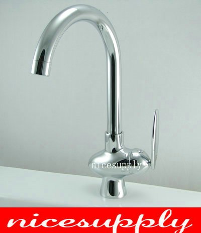 Brand New Chrome Single Handle Kitchen Swivel Mixer Tap Faucet -003