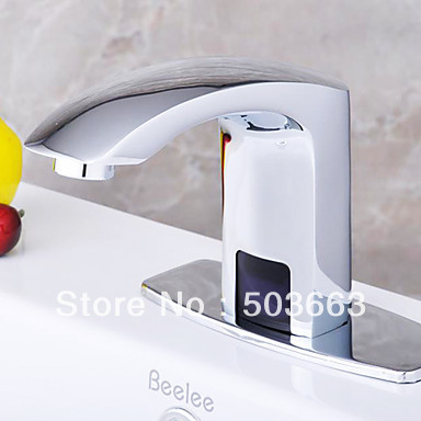 Durable Solid Brass Bathroom Sink Faucet With Automatic Sensor Hot And Cold Faucet 306