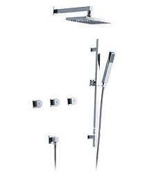 Fashion Bathroom Great With Control Jet Rain Shower Faucet Grand Shower Head Set CM0587