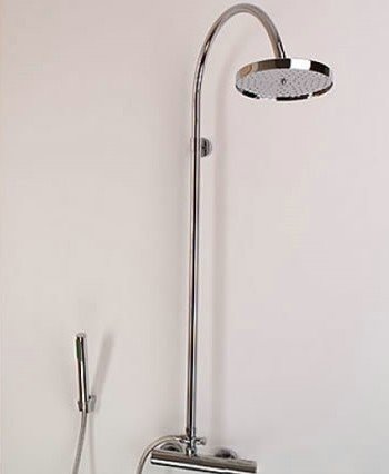 Retail Bathroom Rainfall 8" Shower Head With Shower Arm Shower Faucet Set CM0624